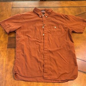 Imperial Motion Men's Terracotta Button-Down Shirt